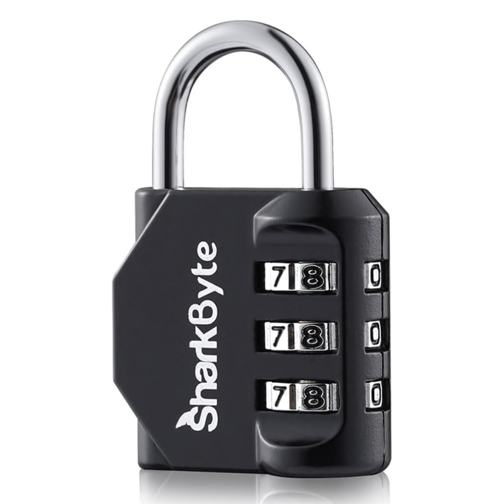 3-Dial Weatherproof Security Combination Padlock
