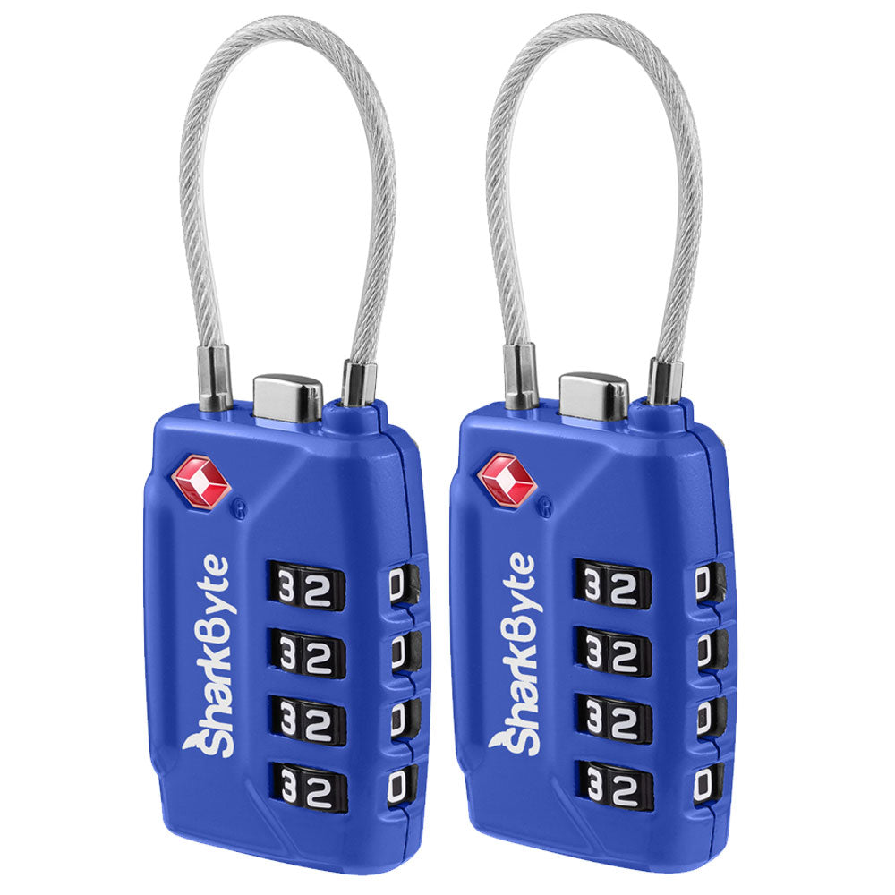 TSA Suitcase Locks 4-Dial Security Travel Combination Padlock