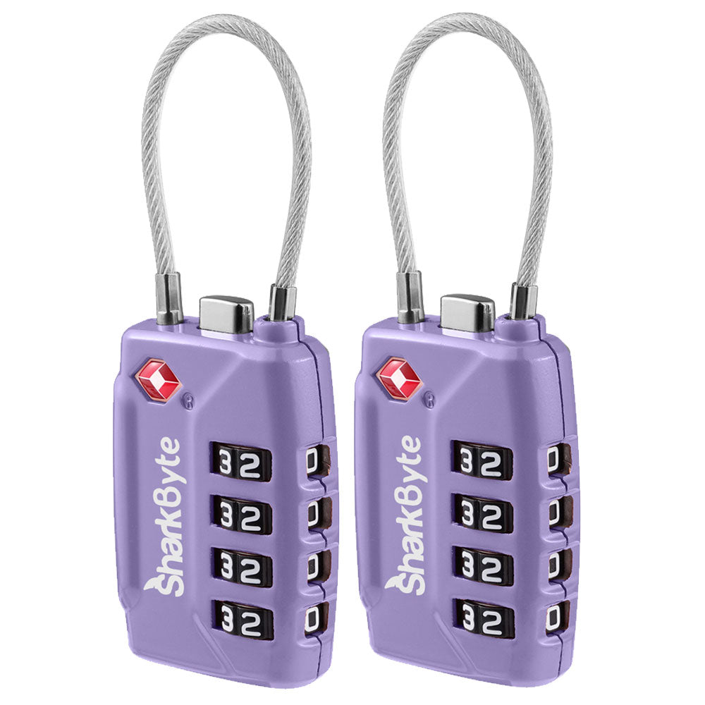 TSA Suitcase Locks 4-Dial Security Travel Combination Padlock