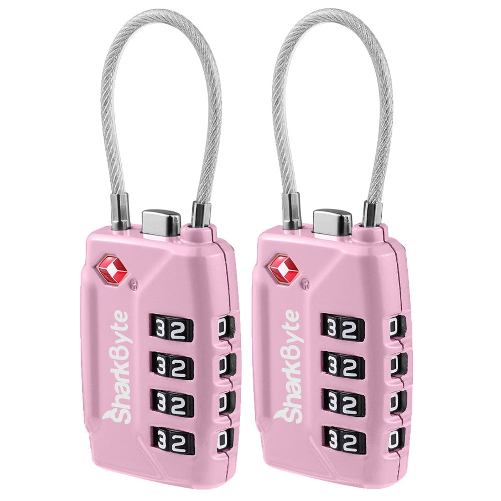 TSA Suitcase Locks 4-Dial Security Travel Combination Padlock