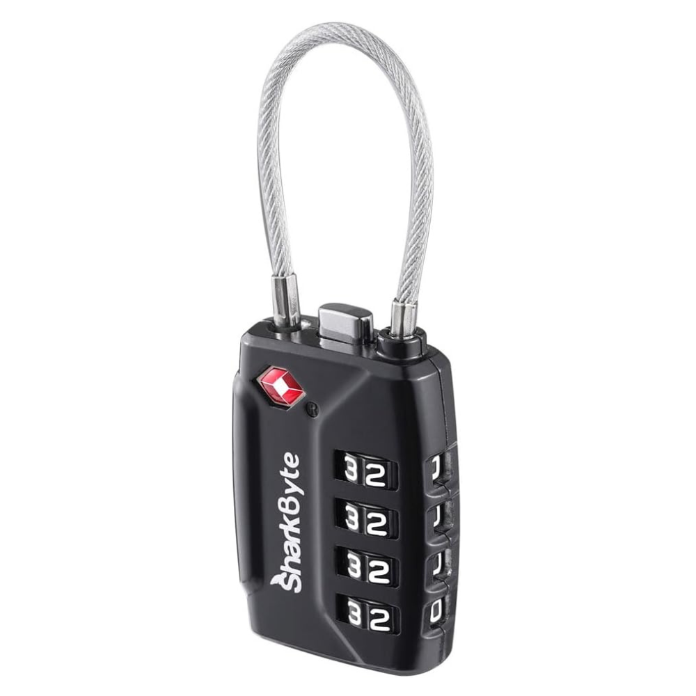 TSA Suitcase Locks 4-Dial Security Travel Combination Padlock