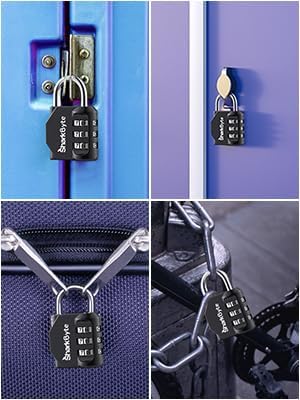 3-Dial Weatherproof Security Combination Padlock
