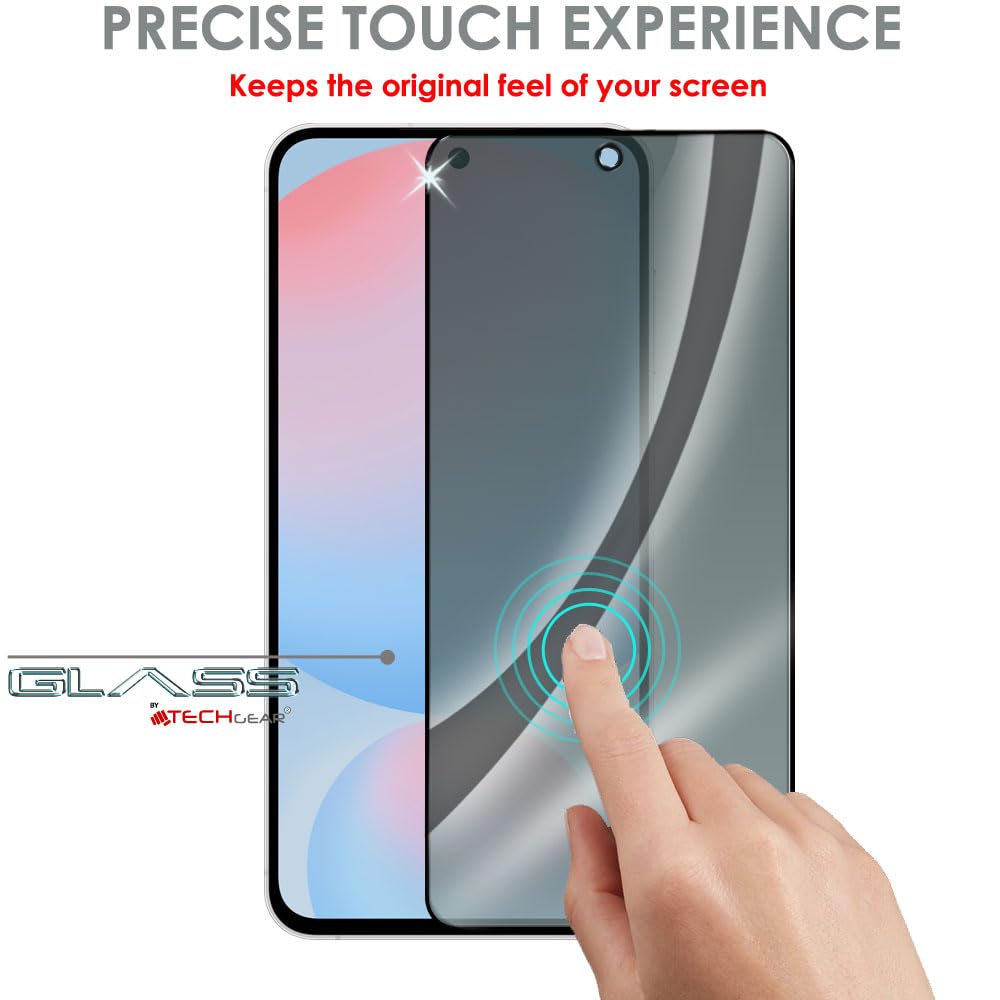 Samsung Galaxy S24 FE Anti Spy, Privacy Full Coverage 3D Tempered Glass Screen Protectors