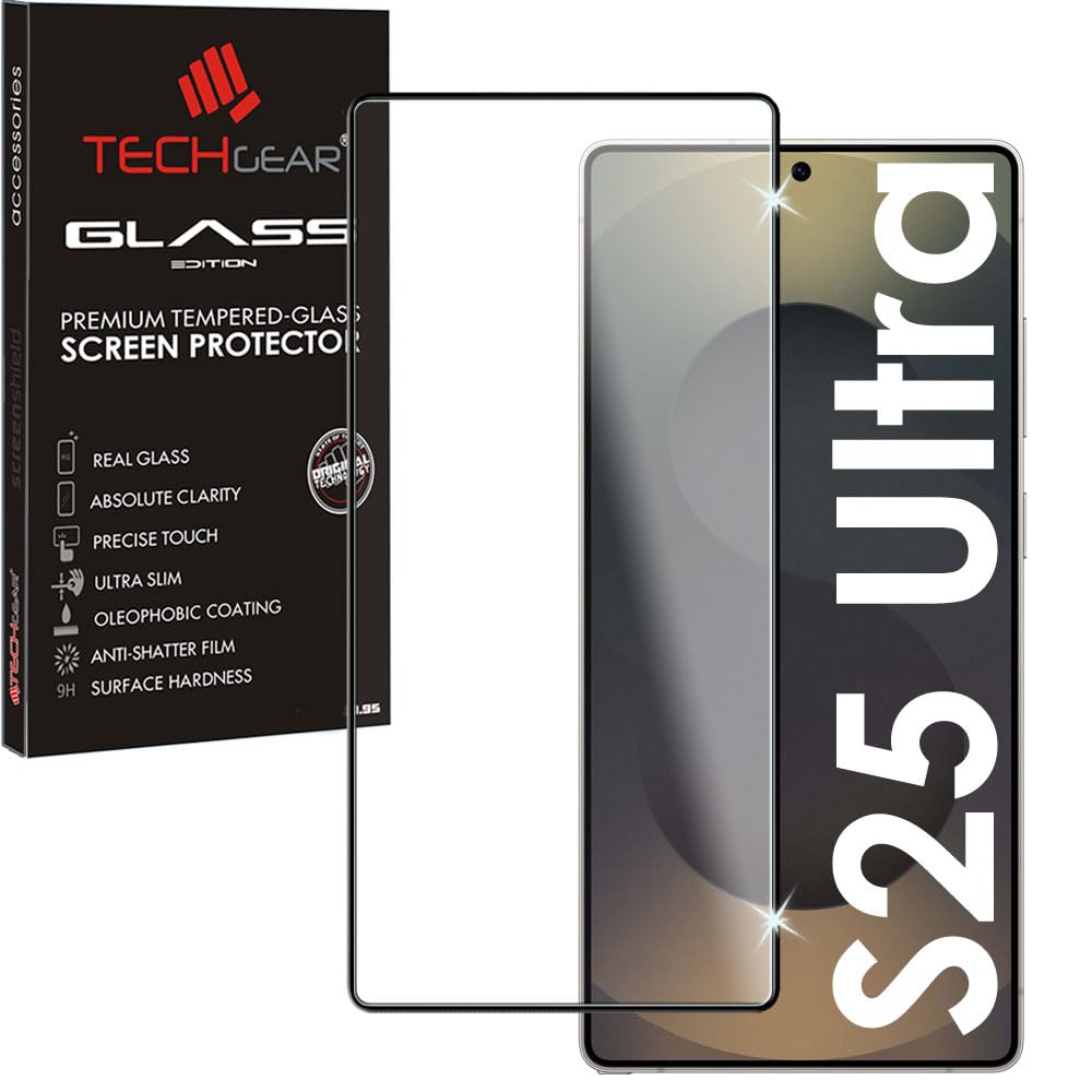 Samsung Galaxy S25 Ultra Full Coverage 3D Tempered Glass Screen Protectors
