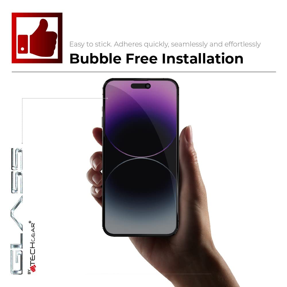 IPhone 16 Pro Max Anti Spy, Privacy Full Coverage 3D Tempered Glass Screen Protectors