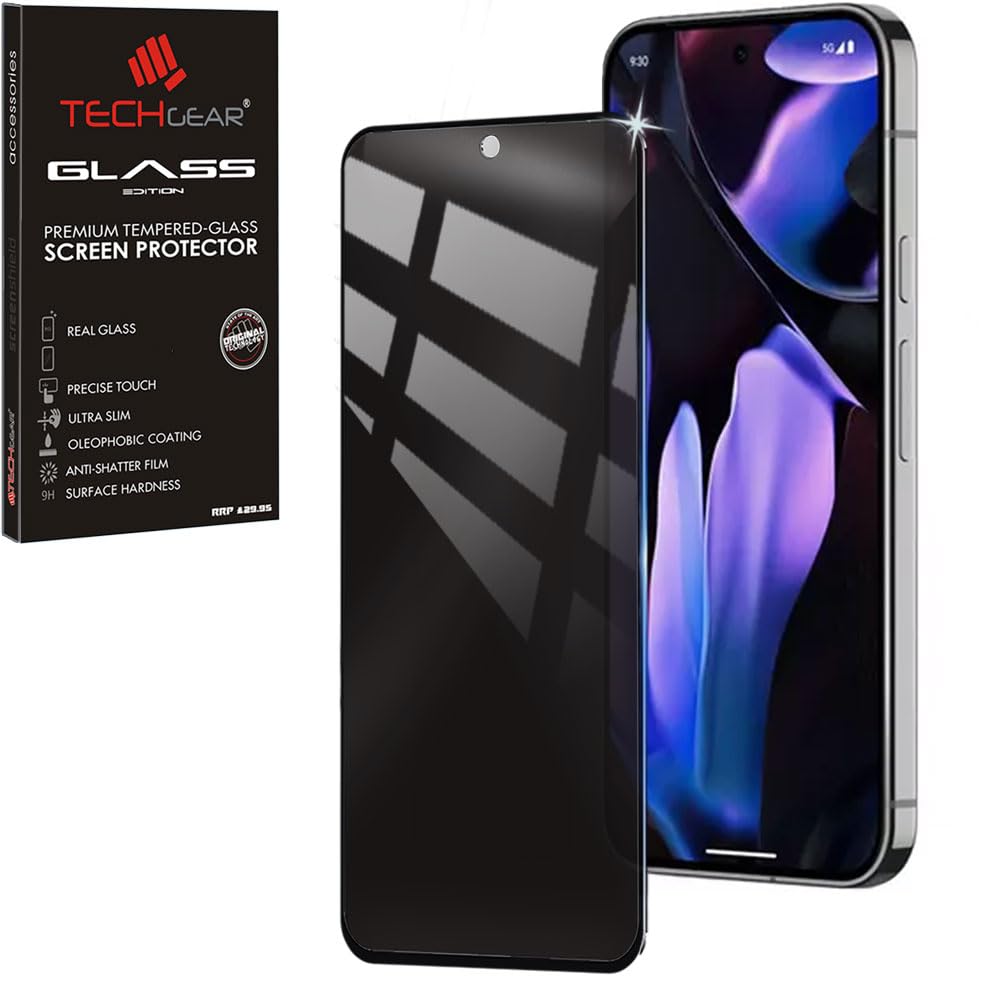 Google Pixel 9 Pro XL Anti Spy, Privacy Full Coverage 3D Tempered Glass Screen Protectors