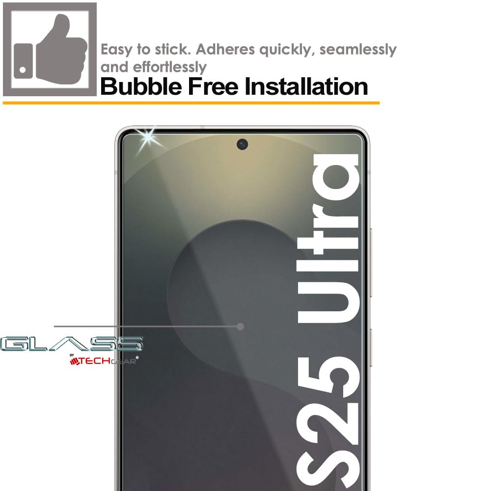 Samsung Galaxy S25 Ultra Full Coverage 3D Tempered Glass Screen Protectors