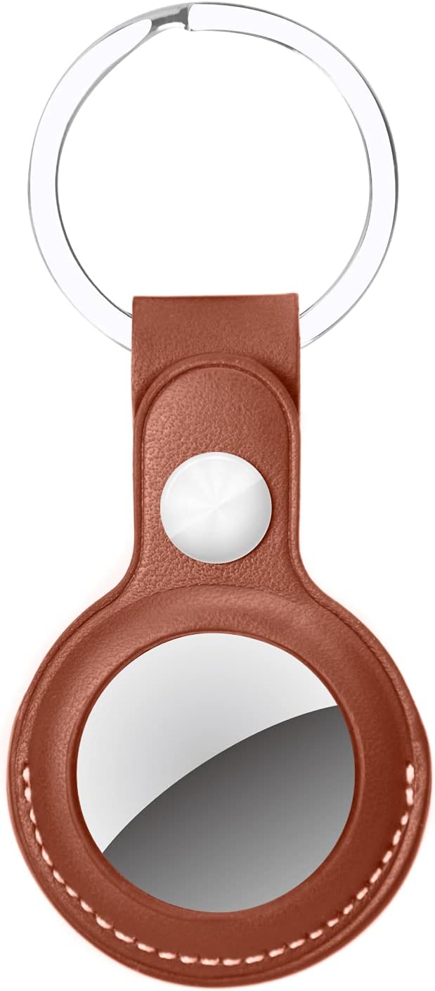 Premium PU Leather Easy Carry AirTag Cover