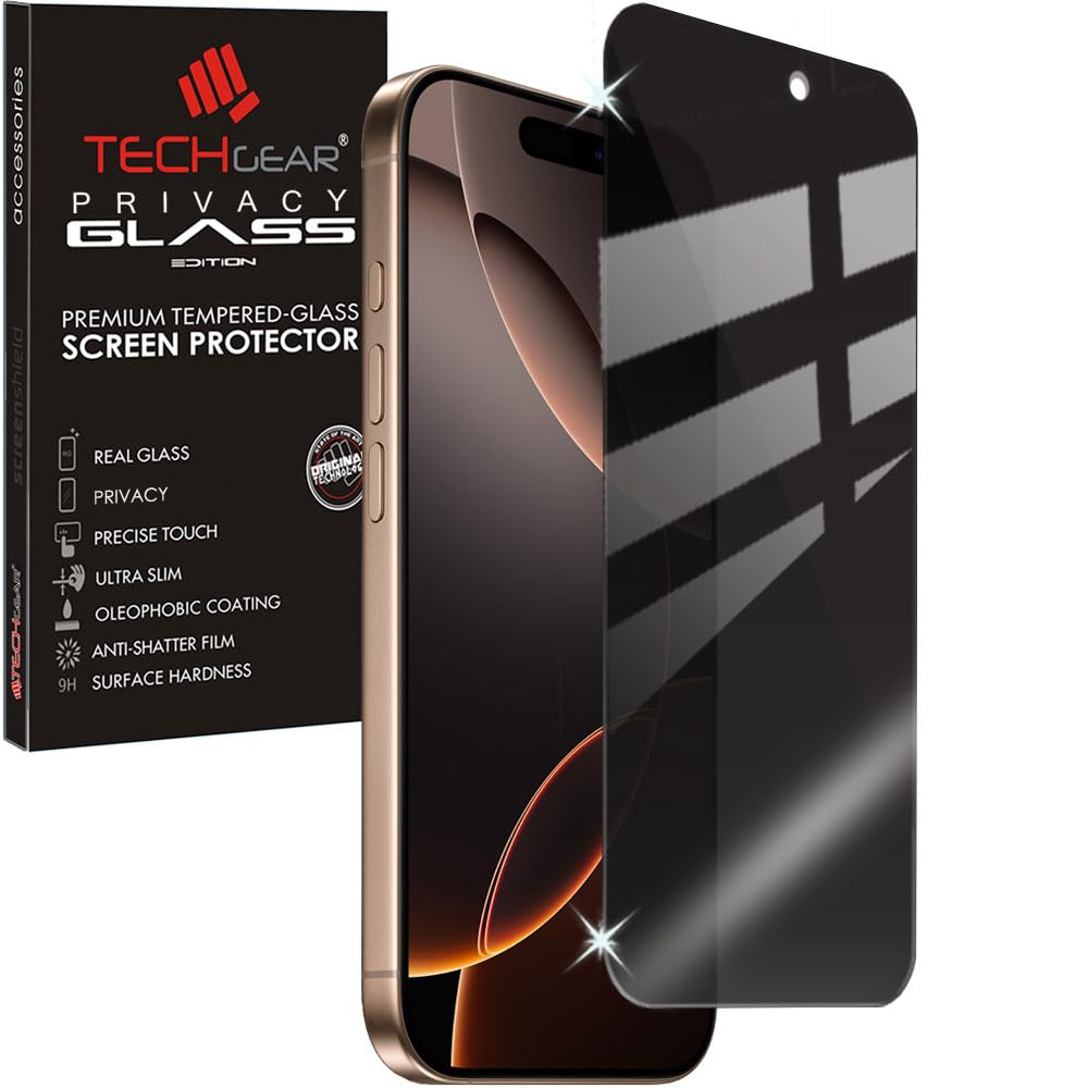 IPhone 16 Pro Max Anti Spy, Privacy Tempered Glass Screen Protectors