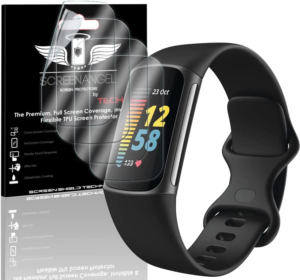 Fitbit Charge 5 Full Coverage TPU Film Screen Protectors