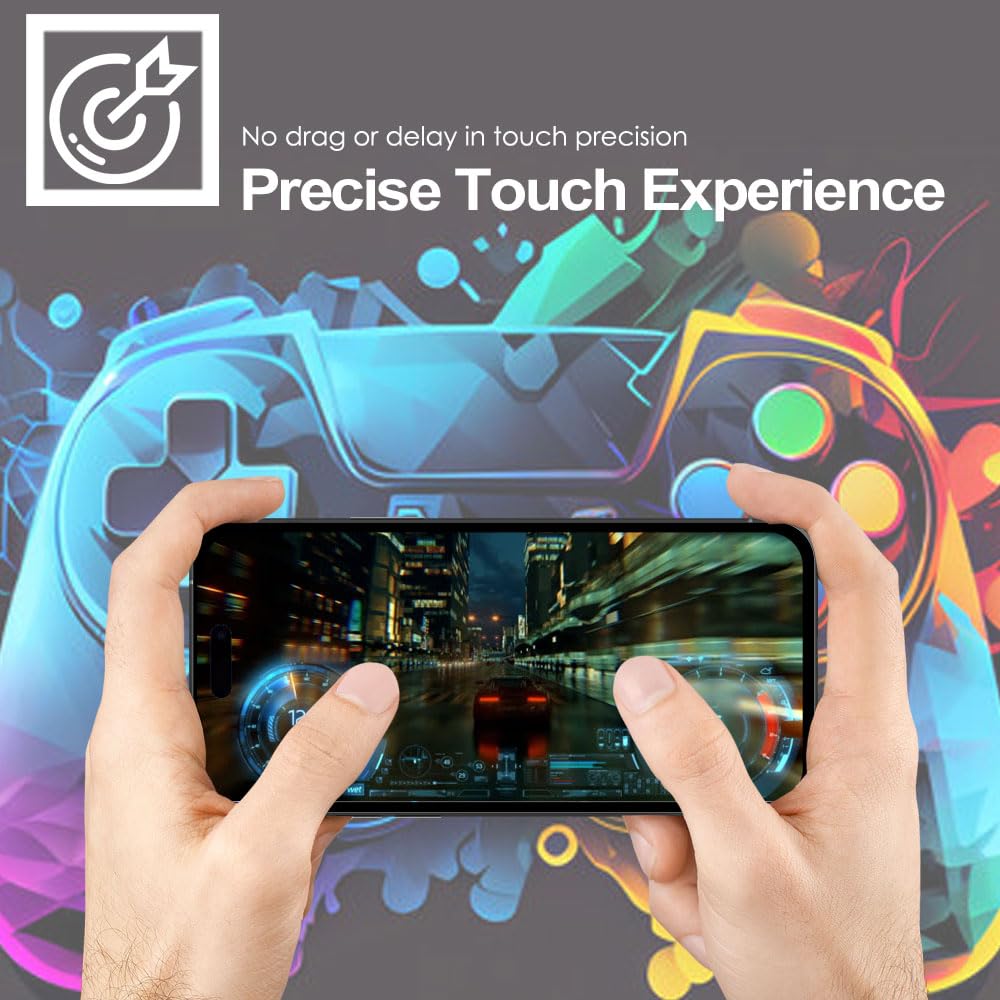 iPhone 16 Pro Tempered Glass Screen Protectors