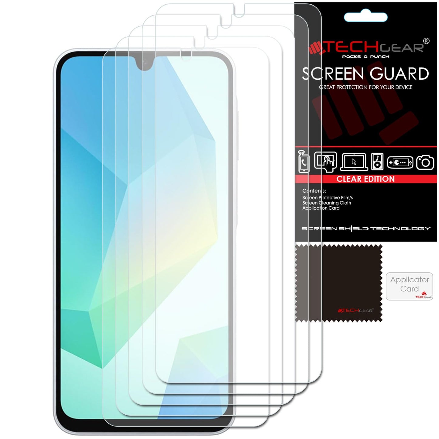 Samsung Galaxy A17 5G / A16 5G / A16 4G Clear Film Screen Protectors