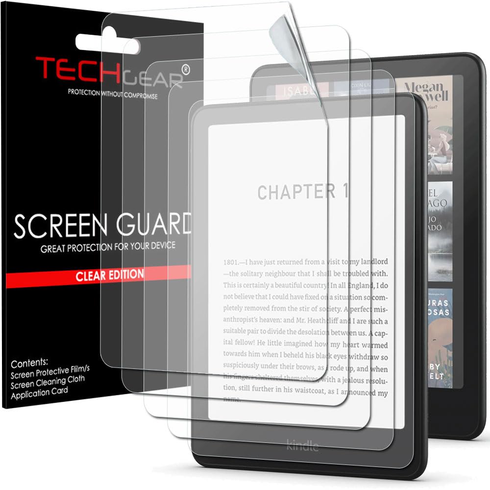 Amazon Kindle Paperwhite/Signature/Kids/Kindle Colorsoft (2024 / 12th Generation) Clear Film Screen Protectors