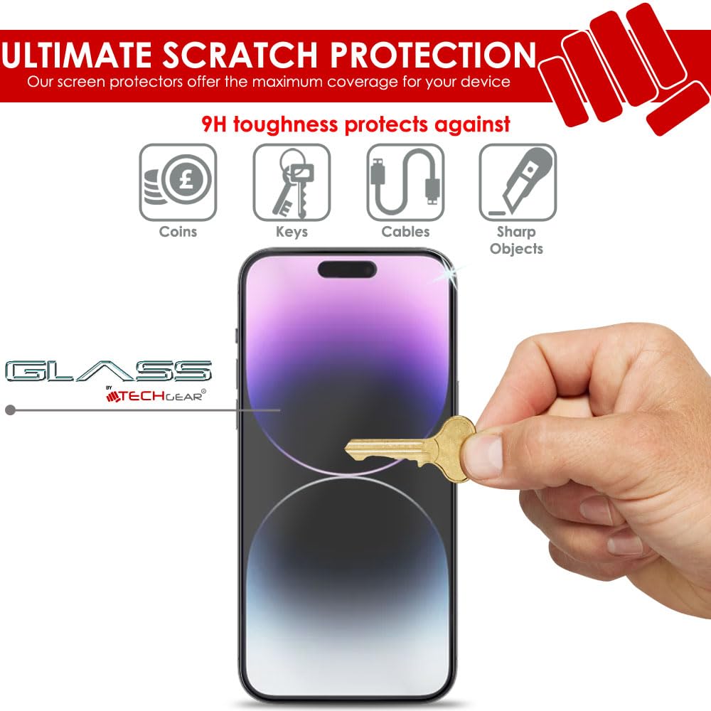 IPhone 16 Pro Max Anti Glare, Matte Full Coverage 3D Tempered Glass Screen Protectors