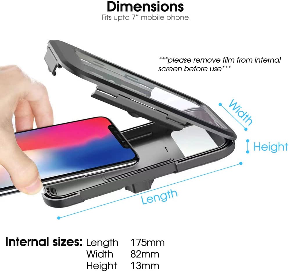 360° WATERPROOF Phone Mount Case