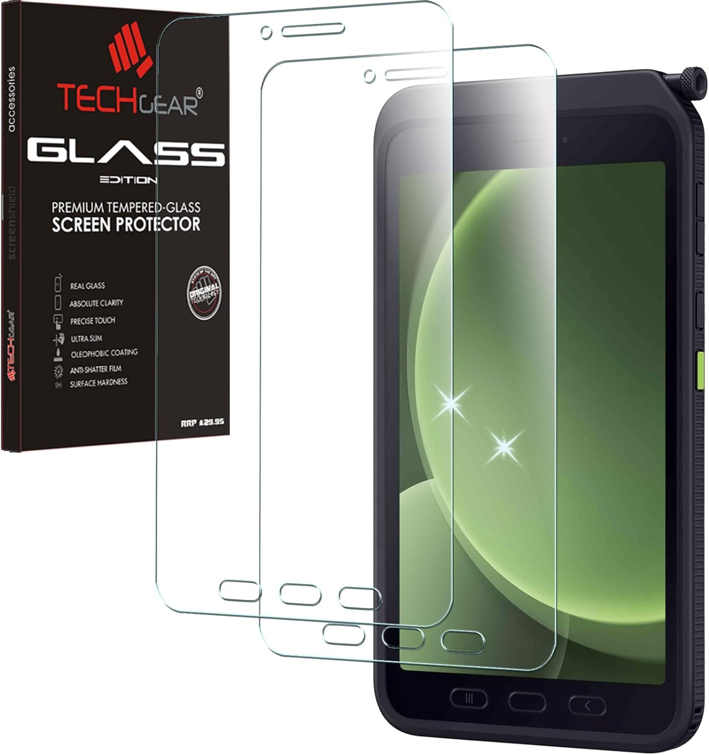Samsung Galaxy Tab Active 5 8.0" 2024 (SM-X306) Tempered Glass Screen Protectors