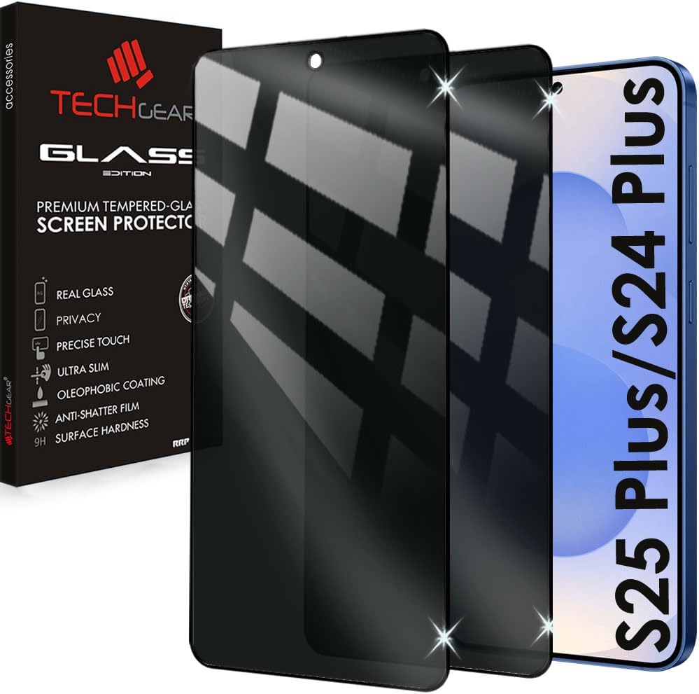 Samsung Galaxy S25 Plus Anti Spy, Privacy Full Coverage 3D Tempered Glass Screen Protectors