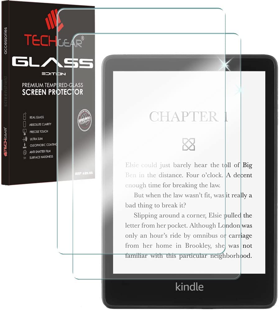 Amazon Kindle Paperwhite 5 / Signature / Kids, 11th Generation, 2021 (6.8 inch Screen) Tempered Glass Screen Protectors