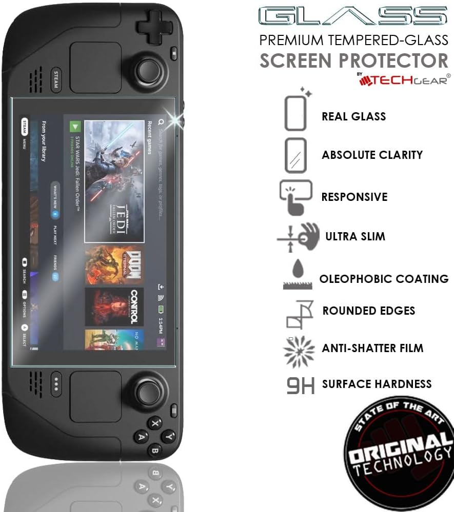 Steam Deck OLED / Steam Deck Tempered Glass Screen Protectors