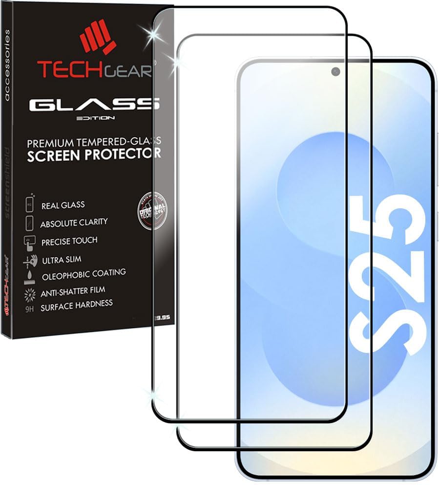 Samsung Galaxy S25 5G Full Coverage 3D Tempered Glass Screen Protectors