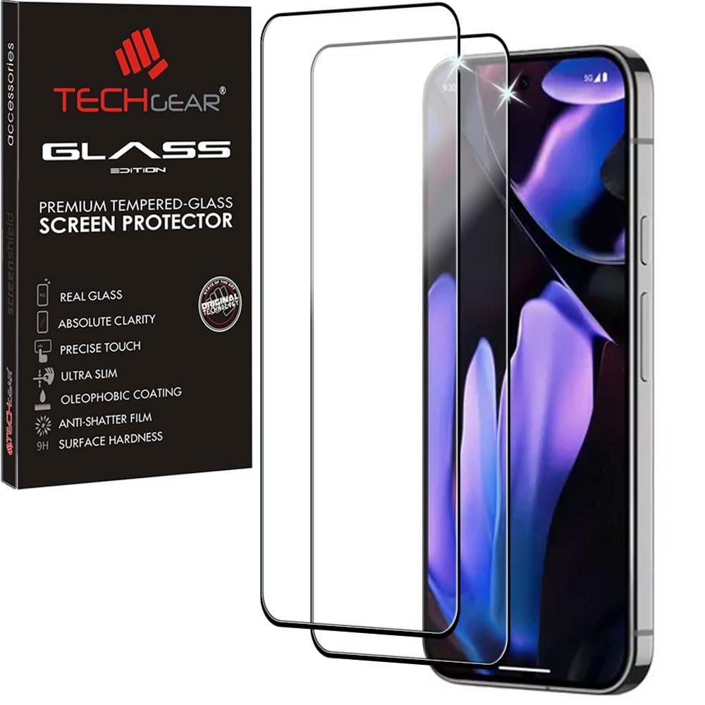 Google Pixel 9 Pro XL Full Coverage 3D Tempered Glass Screen Protectors