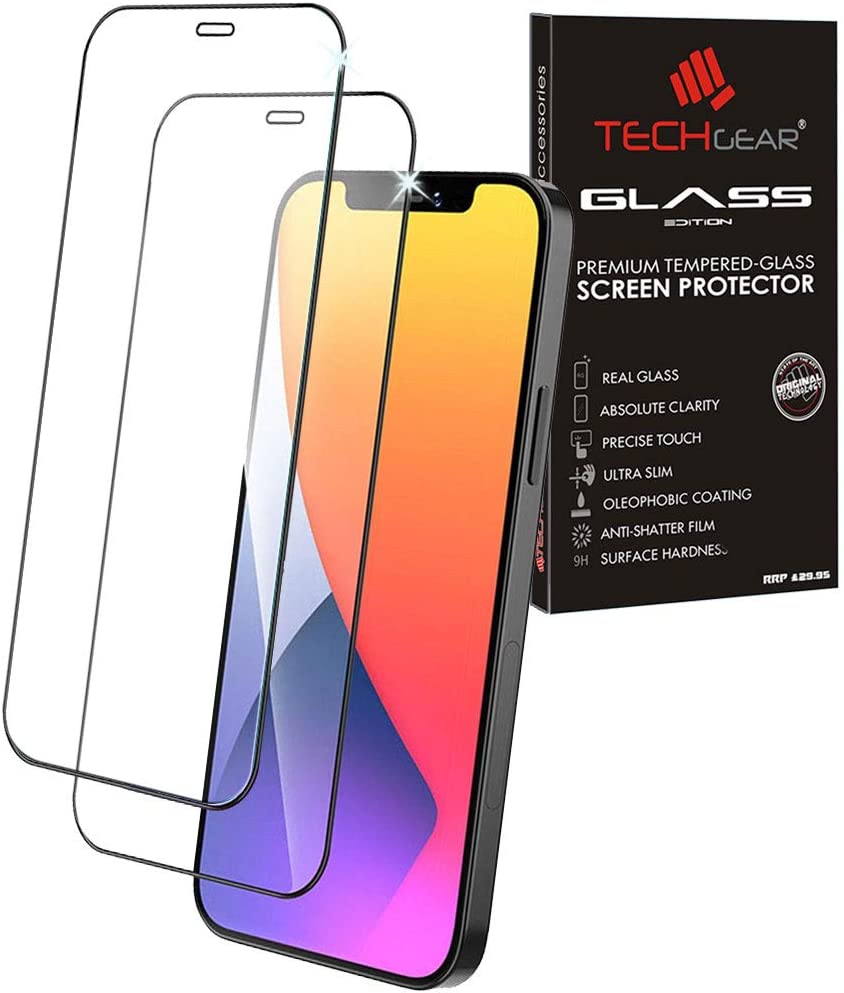iPhone 12 / iPhone 12 Pro Full Coverage 3D Tempered Glass Screen Protectors