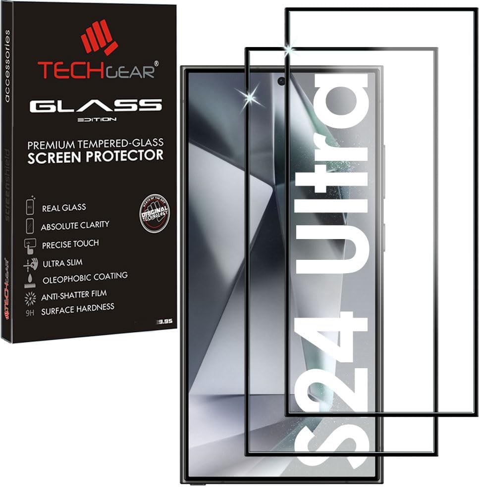 Samsung Galaxy S24 Ultra Full Coverage 3D Tempered Glass Screen Protectors