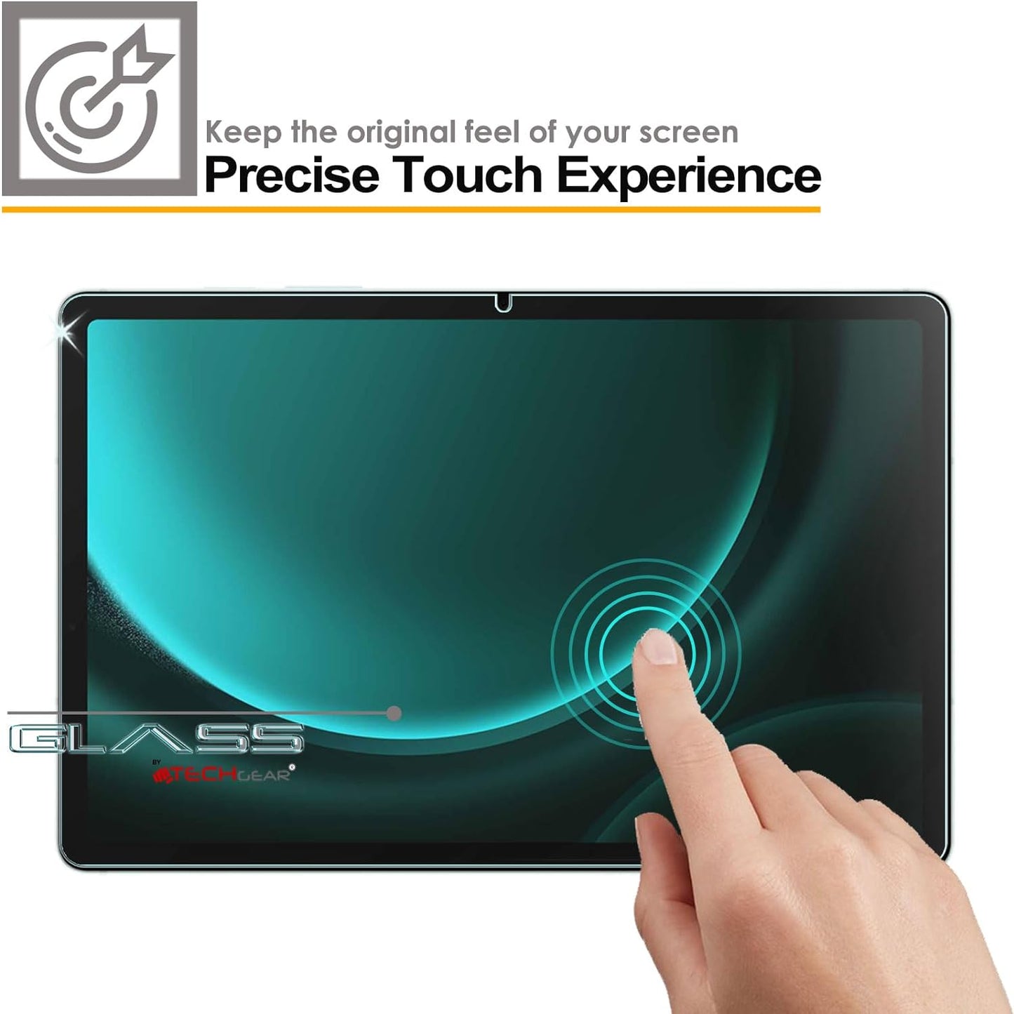 Samsung Galaxy Tab S9 FE Plus 12.4" (SM-X610 / SM-X616) Tempered Glass Screen Protectors