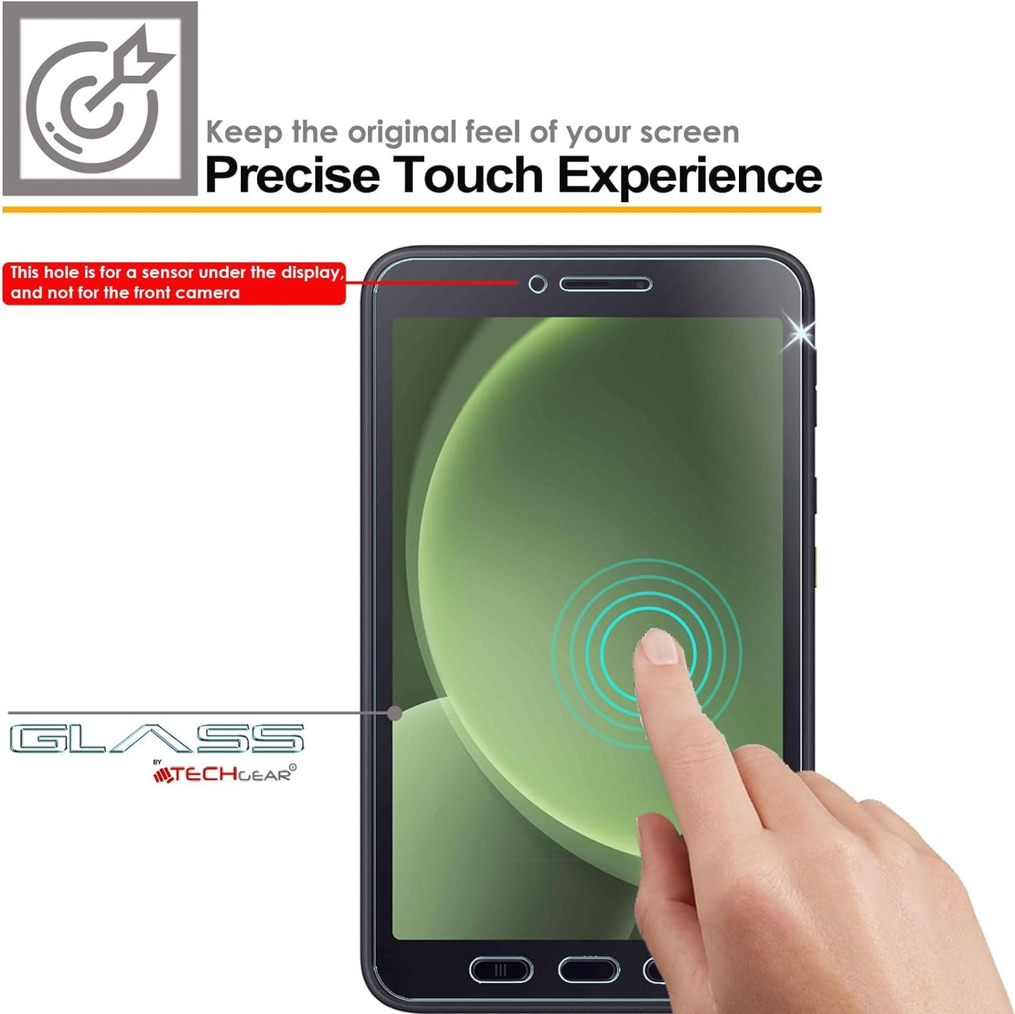 Samsung Galaxy Tab Active 5 8.0" 2024 (SM-X306) Tempered Glass Screen Protectors