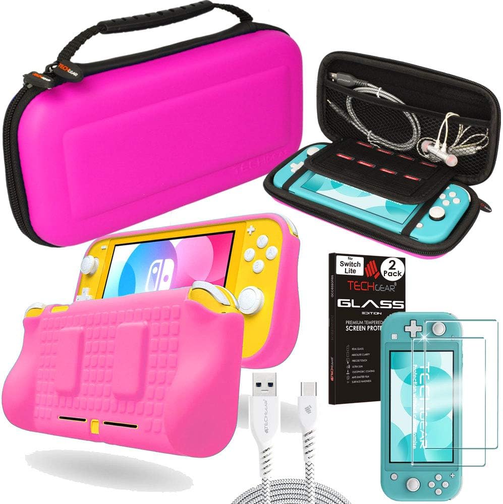 Switch Lite Slim Case & Accessory Bundle