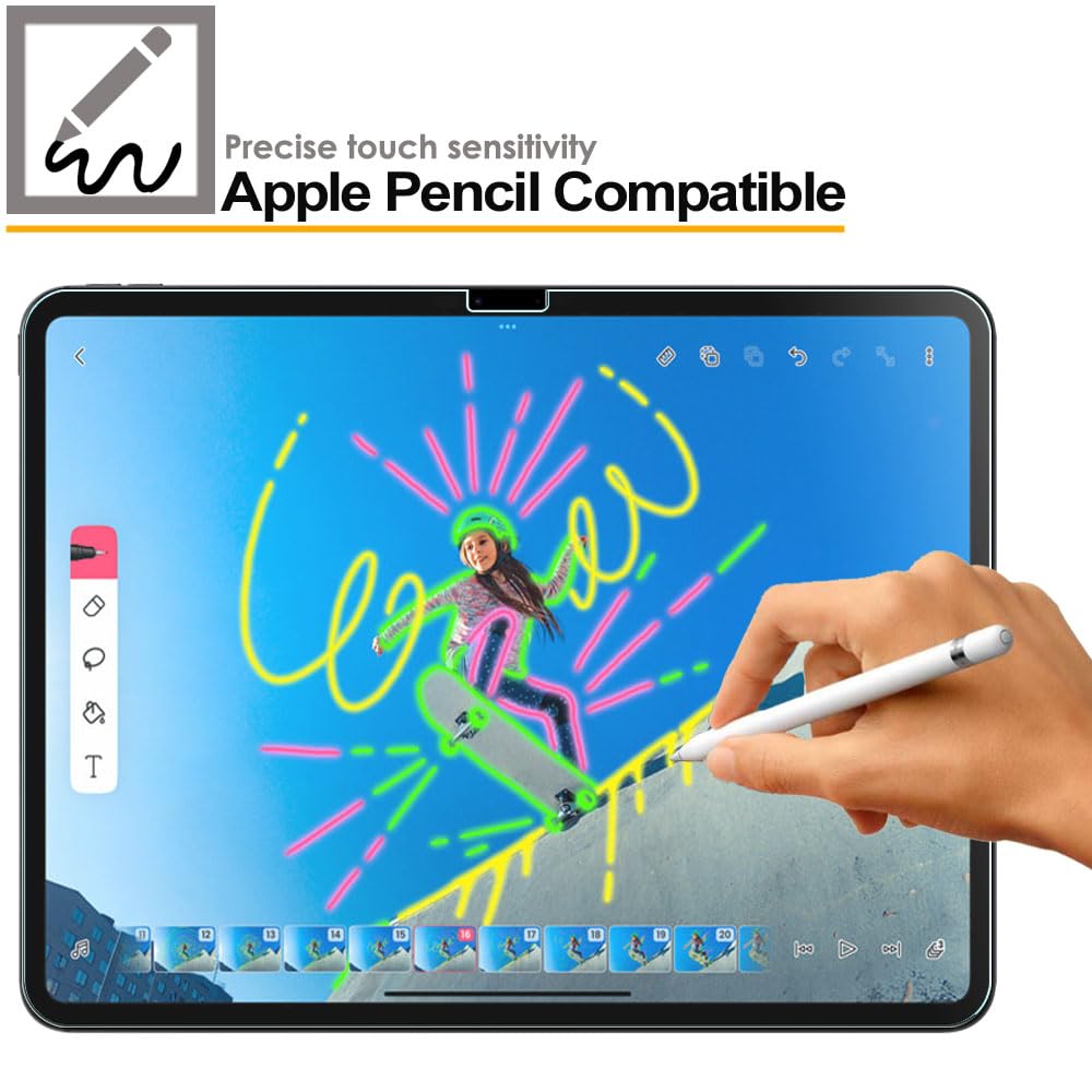 Apple iPad Pro 13" (M4) 2024, 7th Generation Tempered Glass Screen Protector