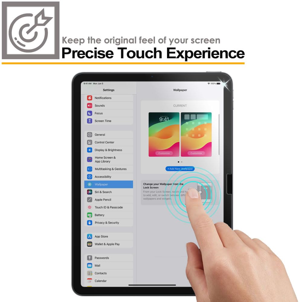 Apple iPad Air 13 inch 2025 / 2024, 7th & 6th Generation Anti Spy, Privacy Tempered Glass Screen Protectors