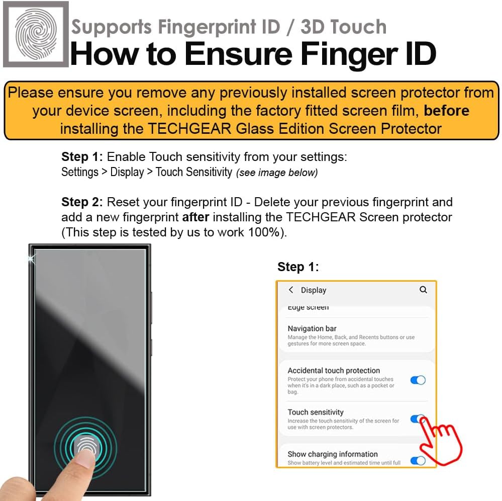 Samsung Galaxy S24 Ultra Full Coverage 3D Tempered Glass Screen Protectors