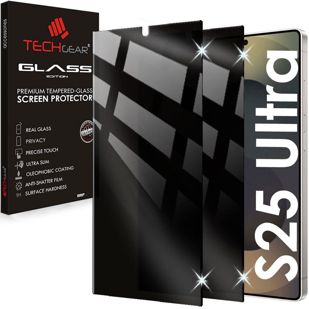 Samsung Galaxy S25 Ultra Anti Spy, Privacy Full Coverage 3D Tempered Glass Screen Protectors