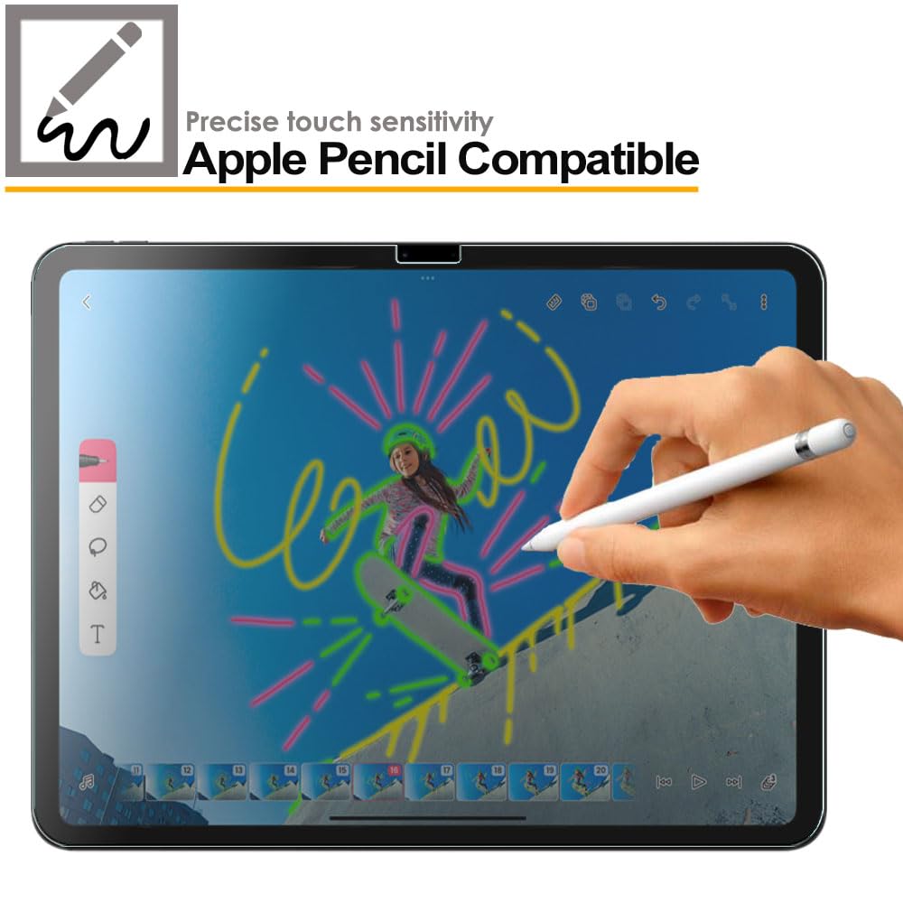 Apple iPad Pro 13" (M4) 2024, 7th Generation Anti Spy, Privacy Tempered Glass Screen Protectors