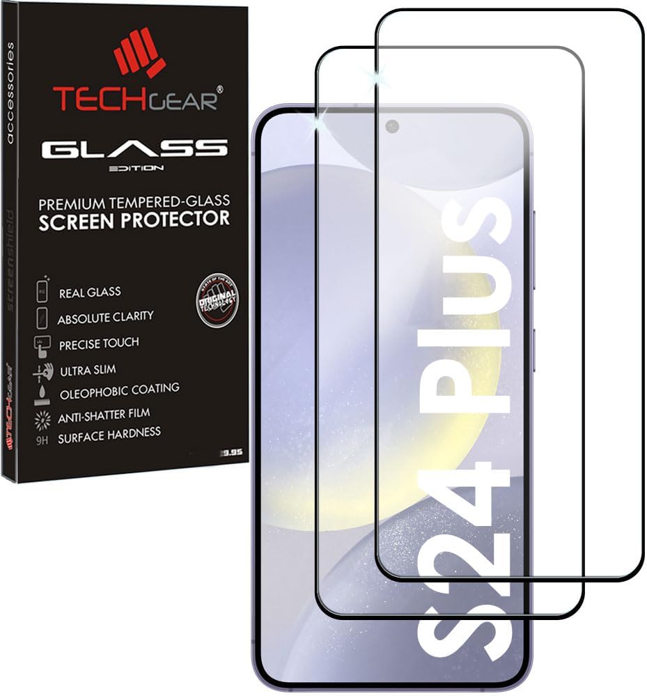 Samsung Galaxy S24 Plus Full Coverage 3D Tempered Glass Screen Protectors