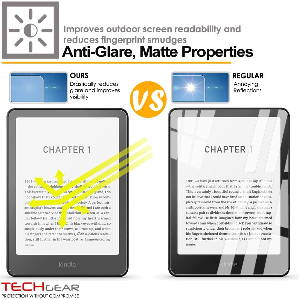 Amazon Kindle Paperwhite/Signature/Kids/Kindle Colorsoft (2024 / 12th Generation) Anti Glare, Matte Film Screen Protectors