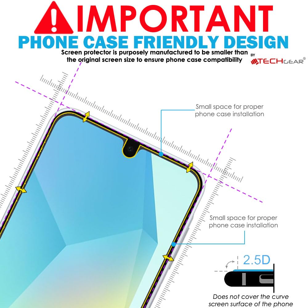 Samsung Galaxy A16 5G / A16 4G Tempered Glass Screen Protectors