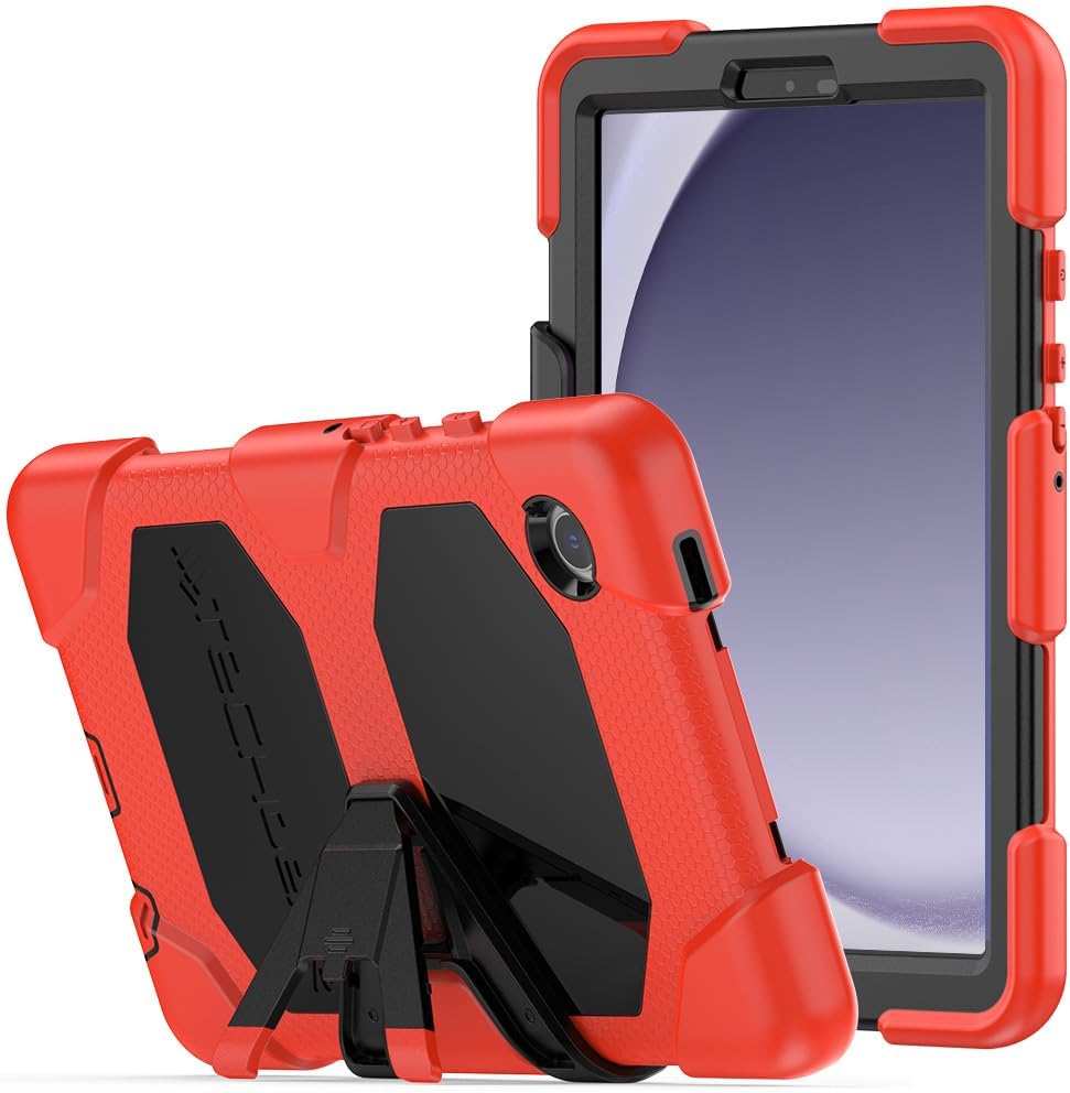 TECHGEAR G-SHOCK Case for Samsung Galaxy Tab A11 8.7" (SM-X130 / SM-X133 / SM-X135) Shockproof Kids, Schools & Work Protective Armour Full-Body Protection with Screen Guard & Kickstand