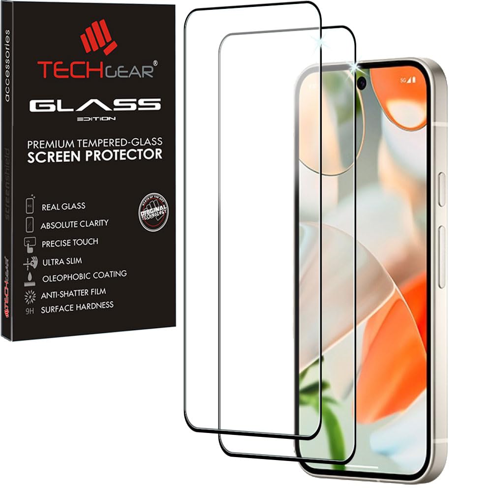 Google Pixel 9 / Google Pixel 9 Pro Full Coverage 3D Tempered Glass Screen Protectors
