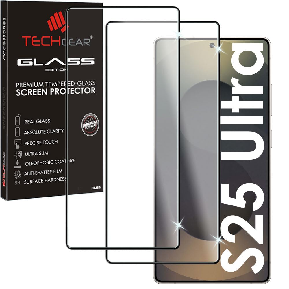 Samsung Galaxy S25 Ultra Full Coverage 3D Tempered Glass Screen Protectors
