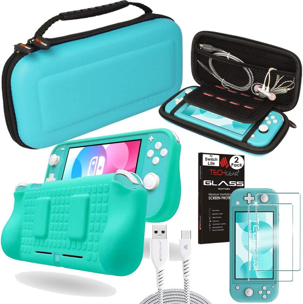 Switch Lite Slim Case & Accessory Bundle