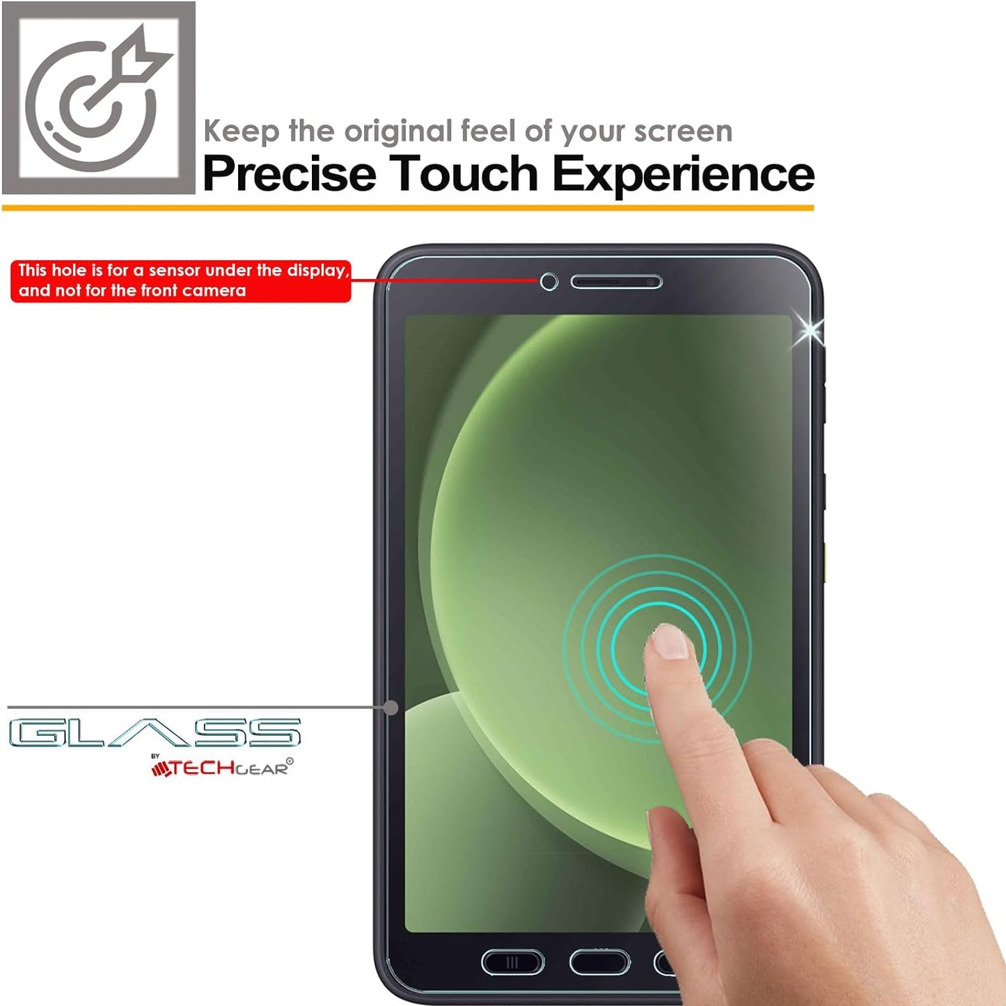 Samsung Galaxy Tab Active 5 8.0" 2024 (SM-X306) Anti Glare, Matte Tempered Glass Screen Protectors