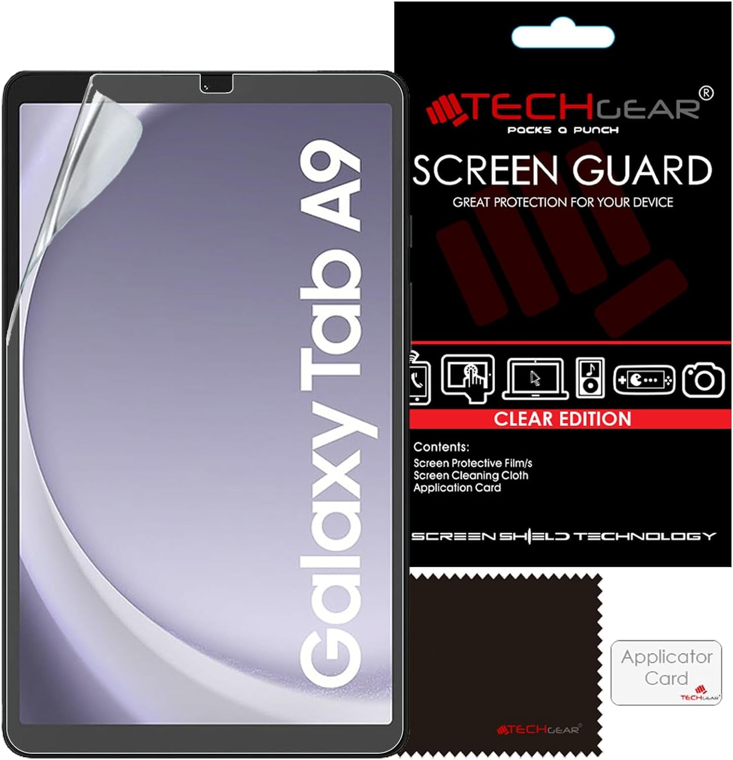 Samsung Galaxy Tab A9 8.7" (SM-X110 / SM-X115) Clear Film Screen Protectors
