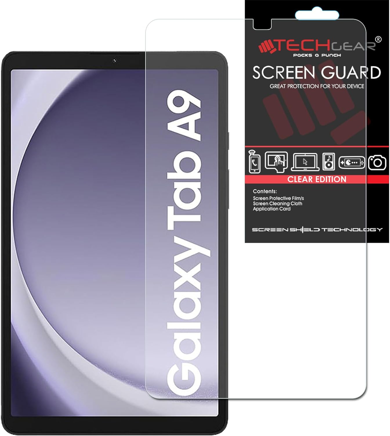Samsung Galaxy Tab A9 8.7" (SM-X110 / SM-X115) Clear Film Screen Protectors