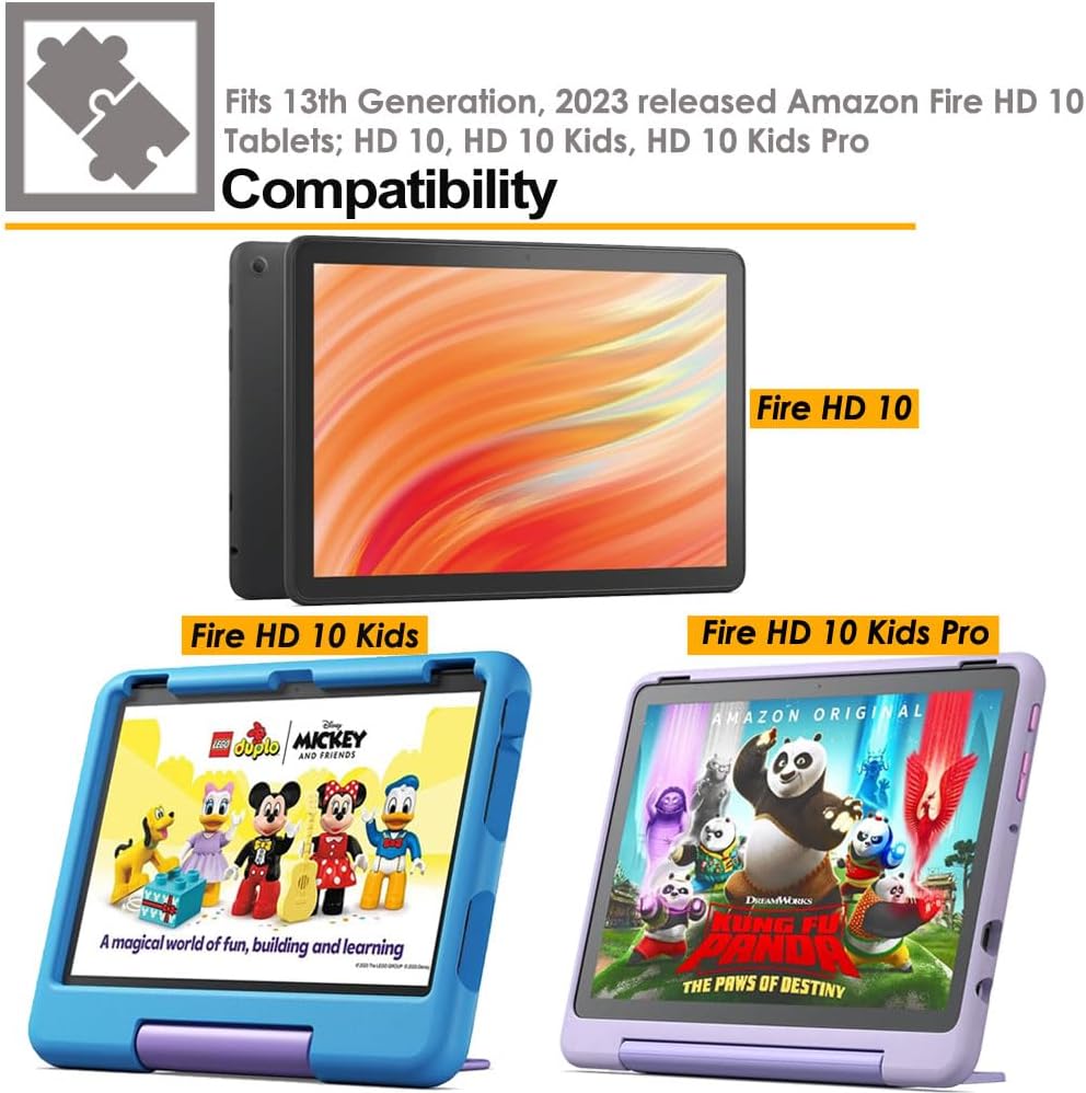 Amazon Fire HD 10" / HD 10" Plus (13th Generation) Anti Glare, Matte Tempered Glass Screen Protectors