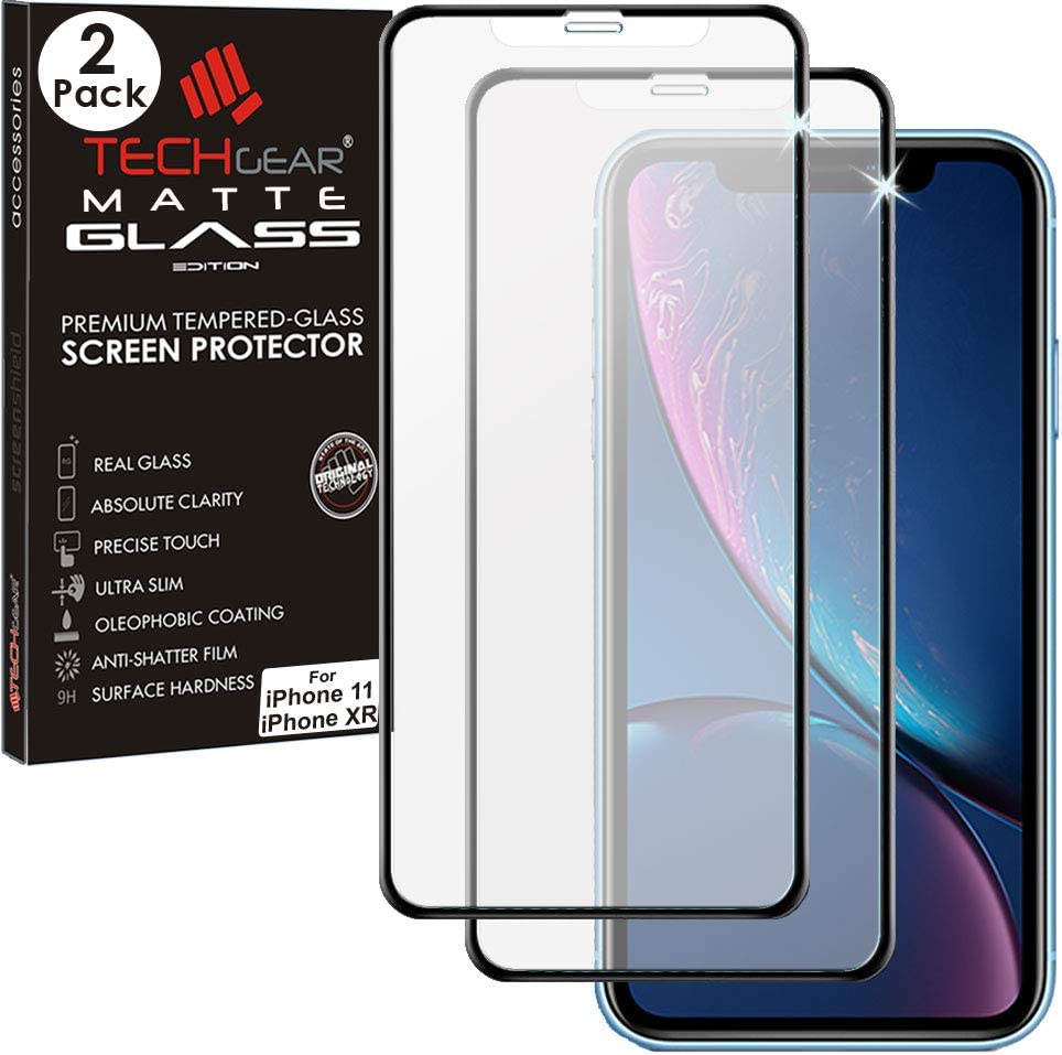 iPhone 11 / iPhoen XR Anti Glare, Matte Full Coverage 3D Tempered Glass Screen Protectors