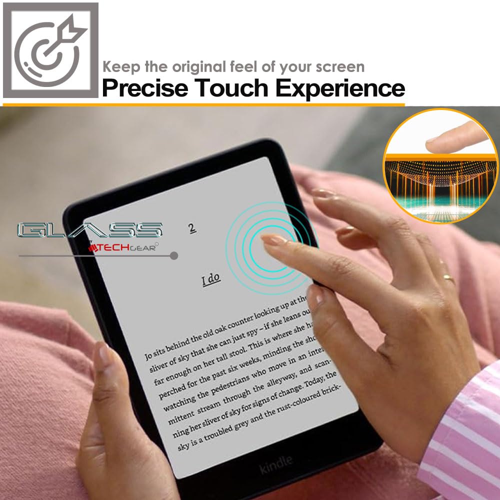 Amazon Kindle Paperwhite/Signature/Kids/Kindle Colorsoft (2024 / 12th Generation) Anti Glare, Matte Tempered Glass Screen Protectors