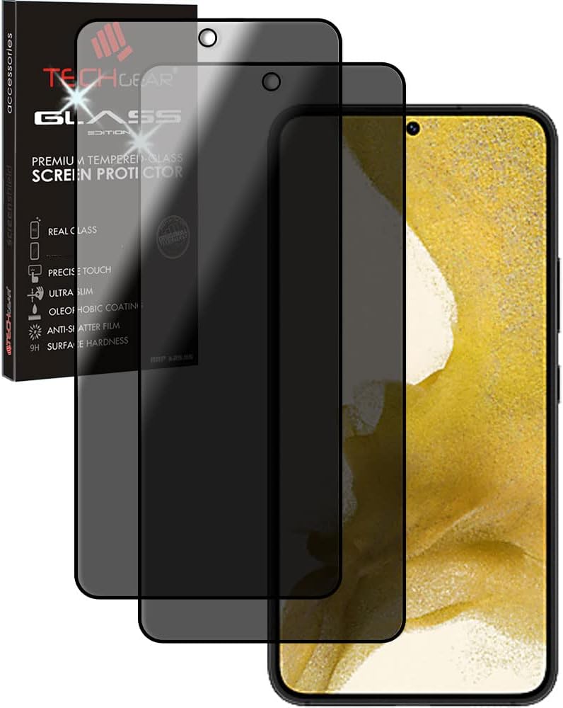 Samsung Galaxy S22 Plus 5G Anti Spy, Privacy Full Coverage 3D Tempered Glass Screen Protectors