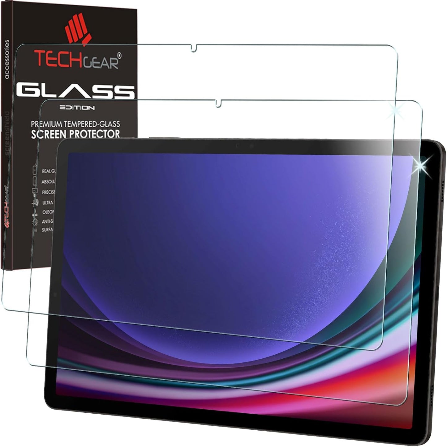 Samsung Galaxy Tab S10 Plus & S9 Plus 12.4" (SM-X820 / SM-X810 Series) Tempered Glass Screen Protectors